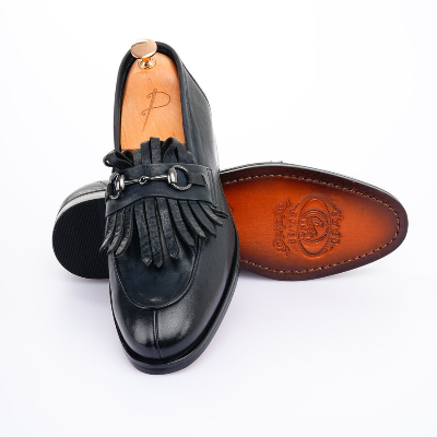 Men's Premium Santo Leather Calf Inner Lining Double Leather Shoes
