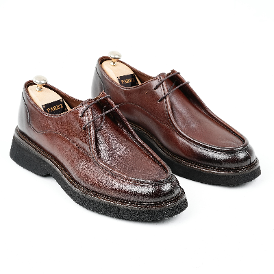 Men's Premium Spiro Alcohol Light Leather Calf Inner Lining Feta Eva Sole Shoes - Brown